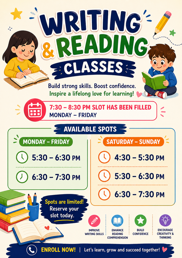 Introducing Certified Scrunchie Inc's Reading & Writing Program for Kids!