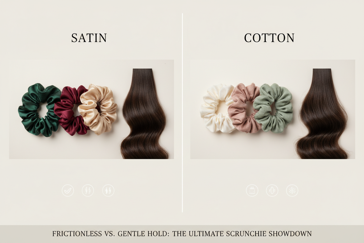 Are Cotton Scrunchies Good For Hair