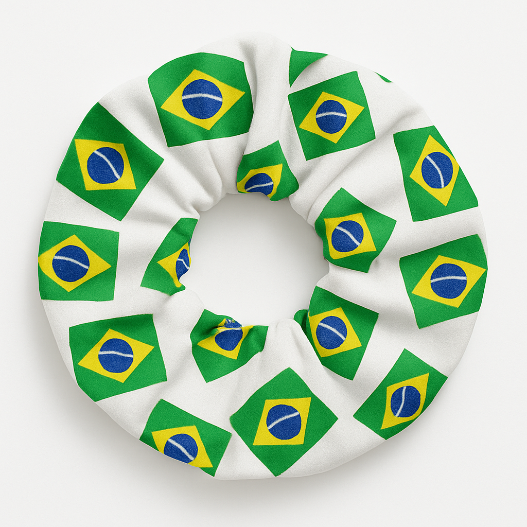 Custom Logo Scrunchie – Pack of 16