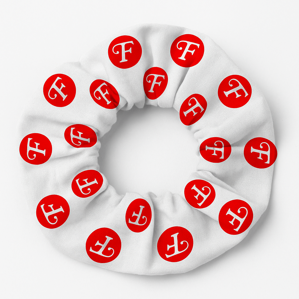 Custom Logo Scrunchie – Pack of 16