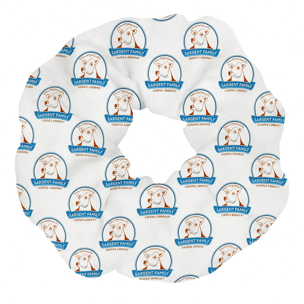 Custom Logo Scrunchie – Pack of 16