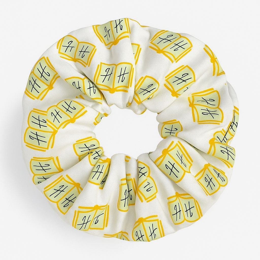 Custom Logo Scrunchie – Pack of 16