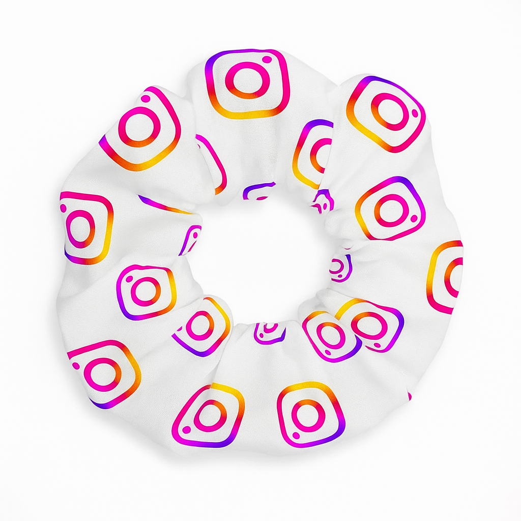 Custom Logo Scrunchie – Pack of 16