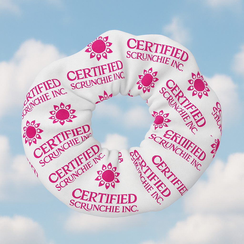 Custom Logo Scrunchie – Pack of 16