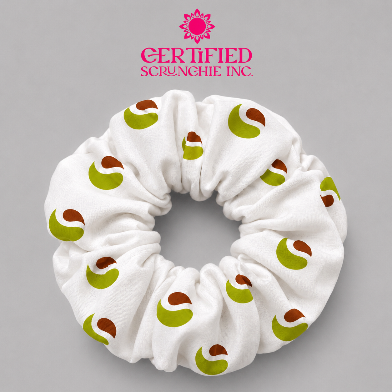 Custom Logo Scrunchie – Pack of 16