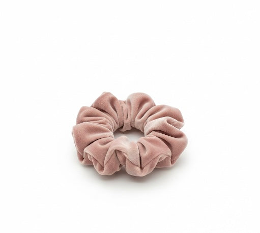 Pink Velvet Scrunchie
